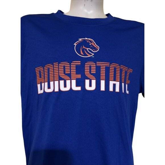 NEW Boise State BSU Broncos Colosseum Blue Crew Neck Tee Shirt Youth M 12-14 - Picture 2 of 7